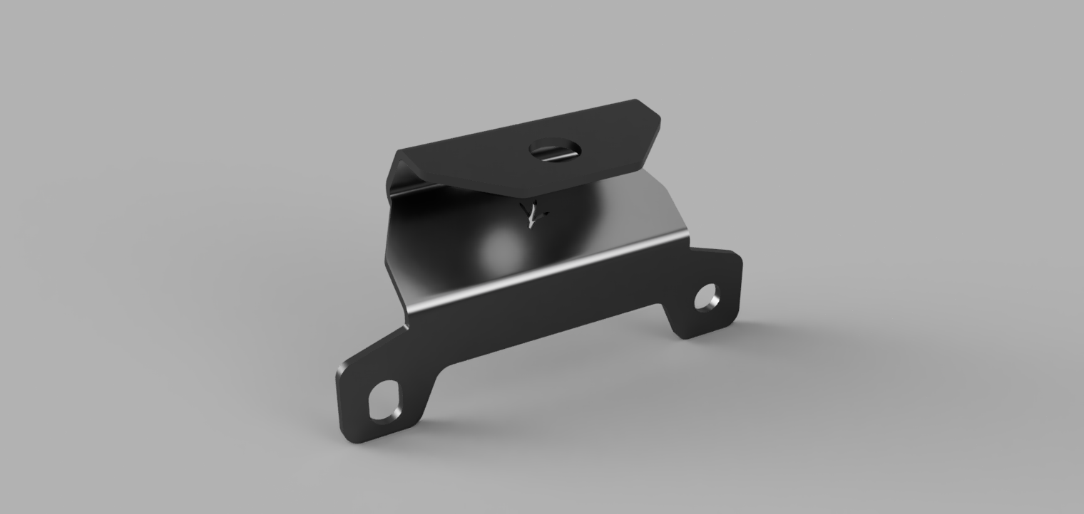 Trail Sight Dune Flag Mount securely installed on passenger side of Gen 6 Ford Bronco made of stainless steel