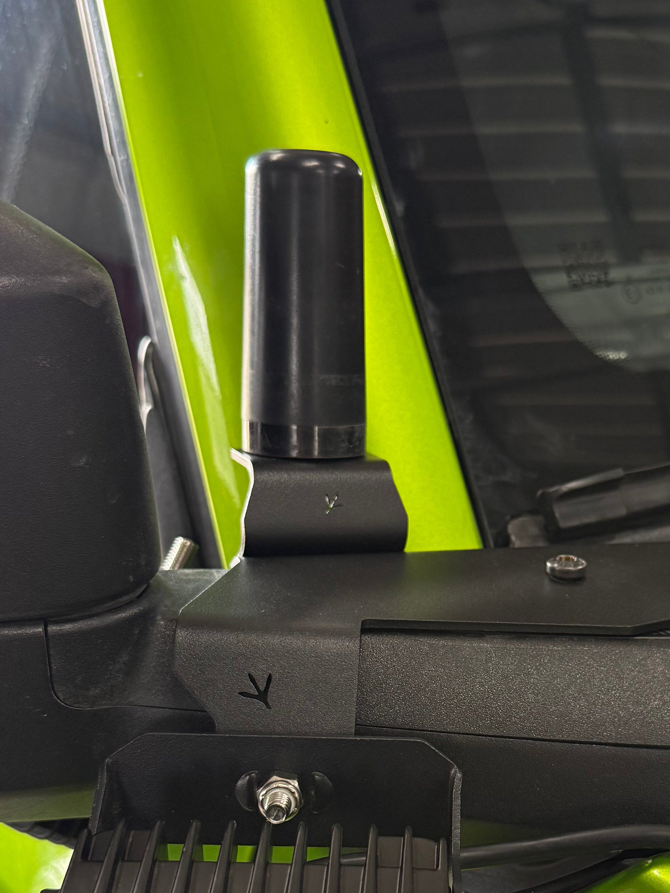 Optional Antenna Mount for Ditch Light Mount System